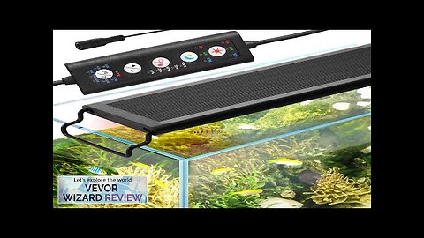 VEVOR Aquarium Light 48W Full Spectrum Fish Tank Light with 24/7 Natural Review