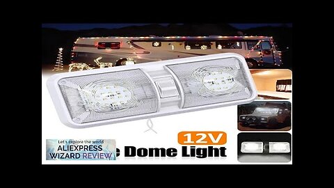 LED RV Lights 12V/24V Light Interior Double Dome Light for Truck Boat Review