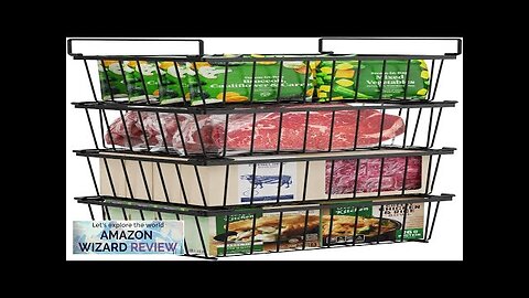 iSPECLE Freezer Organizer Bins 4 Pack Stackable Chest Freezer Organizer Review