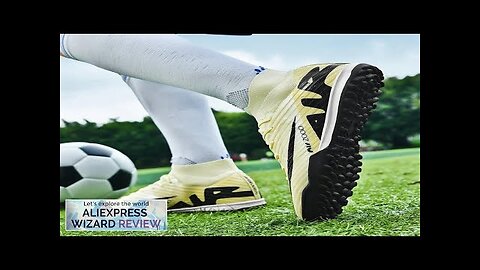 New Men Soccer Shoes Grass Society Training Top Quality Football Boots Cleats Review