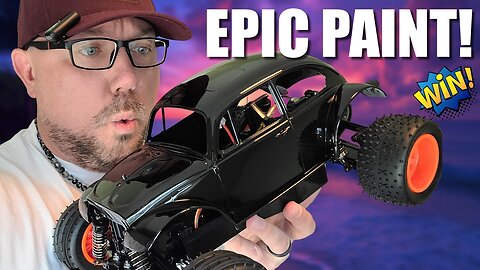 Ultimate RC Paint! - We Unbox, Build and Paint the Tamiya Blitzer Beetle. Real Autobody Paint Job!