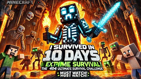 I Survived 100 Days in Minecraft – The 404 Ultimate Survival Challenge!