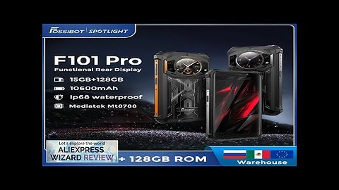 Fossibot F101Pro Rugged Smartphone 15GB+128GB Android 13 IP68 Waterproof Mobile Phone Review