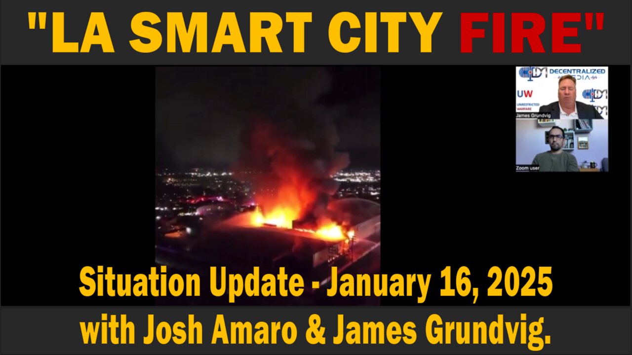 "LA SMART CITY FIRE" with Josh Amaro | Update Latest News.