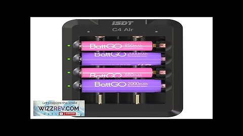 ISDT C4 Air 4A 6 Slots USB Type-C Input Smart Charger Review