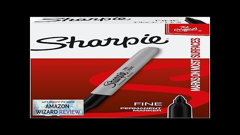 Sharpie Permanent Markers Fine Point Black 12 Review