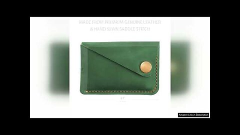 Leather Card Holder Credit Card Wallet Front Pocket Wallet Slim Wallet Cardholder Review