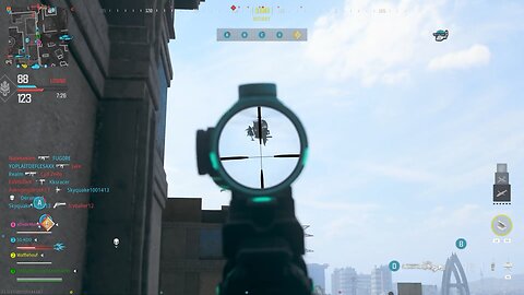 Helo passenger sniping MW3 Ground War