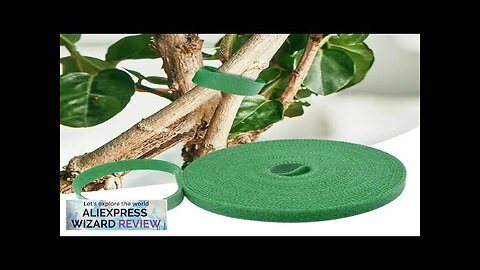 5M Nylon Plant Bandage Tie Reusable Plant Hook Loop Ties Green Fastener Review