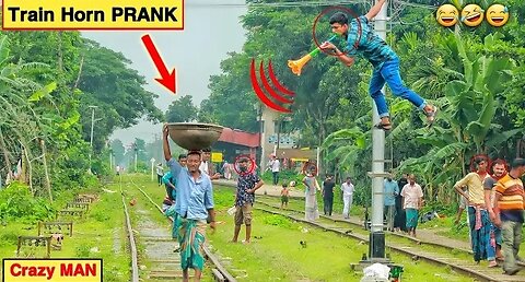 Update Viral Train Horn PRANK in 2022 | Best of Train Horn PRANK on Public | ComicaL TV.