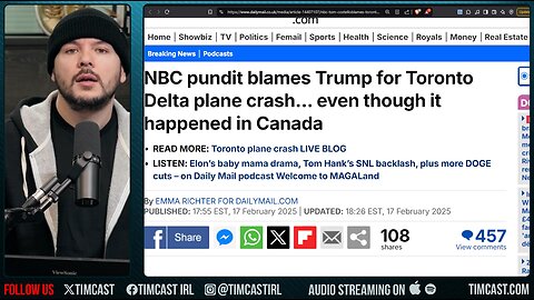 Delta Crash MORE Likely DEI PILOT ERROR, New Video Raises Questions, Liberals BLAME TRUMP