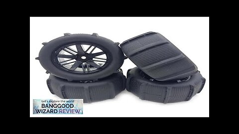 4PCS Upgraded Desert Tires Wheels for 1/12 1/14 1/16 MJX 16208 16209 Review