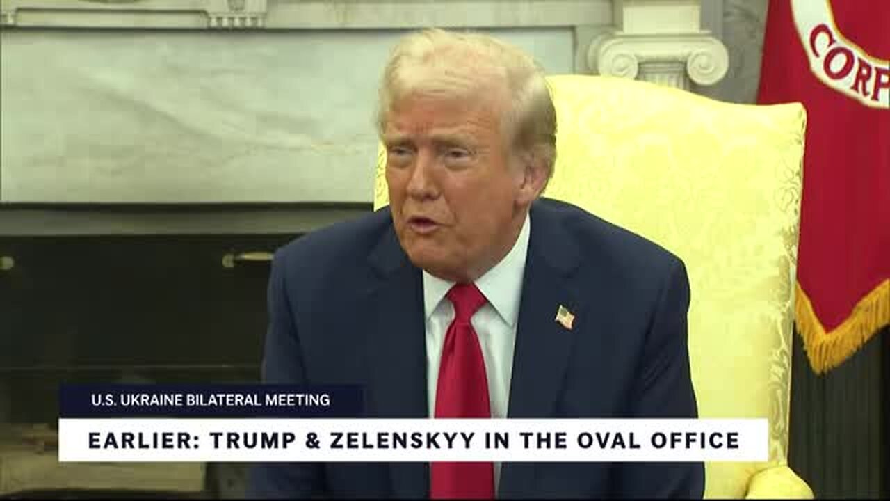 Trump and Zelenskyy hold Oval Office meeting