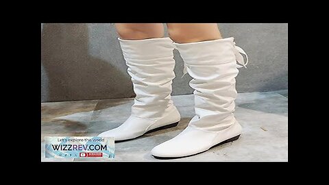 2023Shoes For Women Knee High Boots Red Black White Tall Boots Woman Review