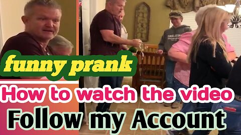 Funny prank video how to watch video