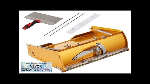 VEVOR Drywall Flat Box 10-Inch Wide Quick Clean Aluminum Finishing Mud Box Review