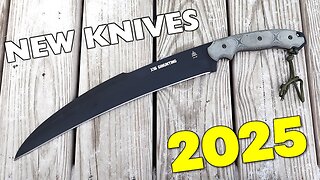 Best New 2025 Knives? | Tops USA Machete & CJRB Pyrite in AR-SFII Steel | AK Blade