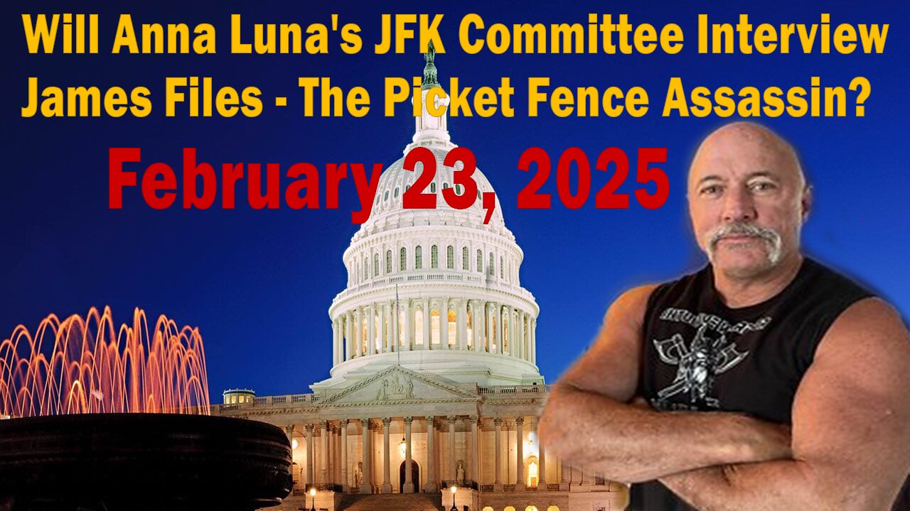 Will Anna Luna's JFK Committee Interview James Files - The Picket Fence Assassin?