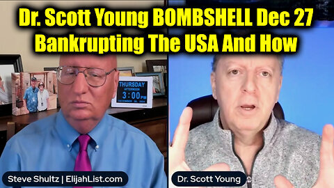 Dr. Scott Young BOMBSHELL Dec 27 - Bankrupting The USA And How.