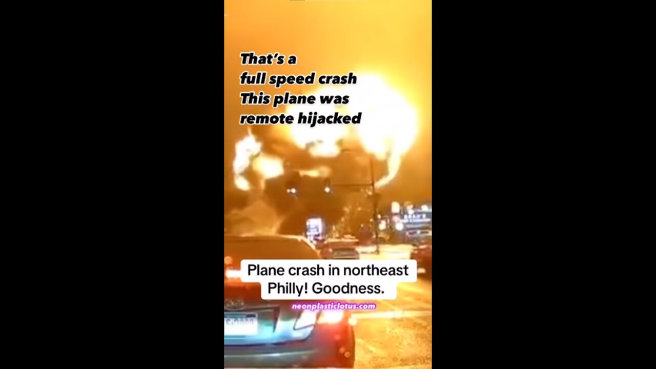 REMOTE HIJACKED FULL SPEED PLANE CRASH IN PHILLADELPHIA