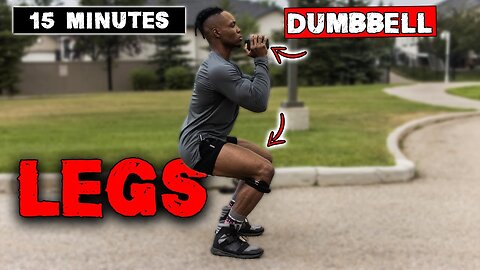 💥15 MINUTE LIGHTWEIGHT DUMBBELL LEG WORKOUT! ✅