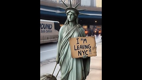 Statue of Liberty Leaving NYC