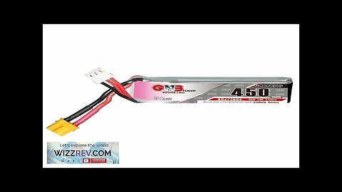 GAONENG GNB 2S 7.6V 450mAh 80C XT30 LiHV LiPo Battery for DarwinFPV Review