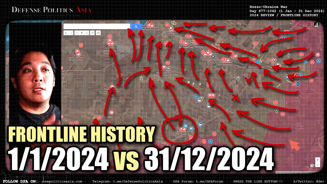 RUSSIA WON 2024~! So much had happened... COMPARING MAPPING from 1 Jan to 31 Dec | Frontline History