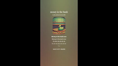 money in the bank (cover) Daffy duck nu-money flow