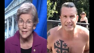 Warren Goes Nuclear on ‘Potential Insider Threat’ Pete Hegseth, Specifically His Christian Tattoo