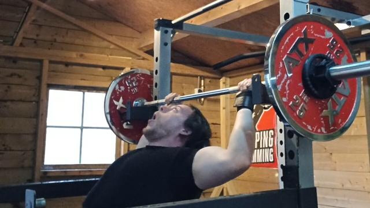3x8 72.5 Kg Paused AD Press. Last Set.