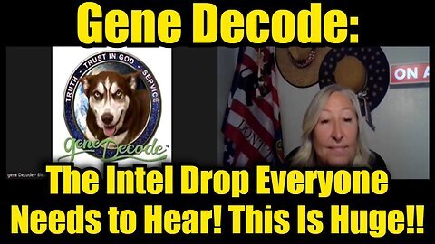 Gene Decode- The Intel Drop Everyone Needs to Hear! This Is Huge!