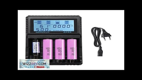 Astrolux® AC04 LCD Display AC/DC Smart Intelligent Universal Li-ion NiMH Flashlight Battery Review