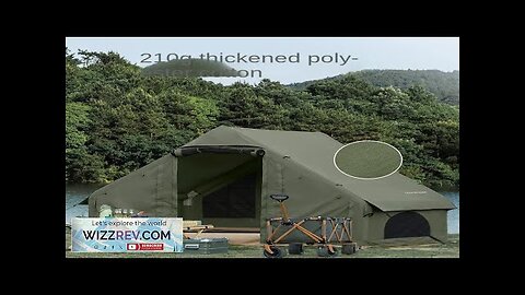 Inflatable Camping Large Emergency Outdoor Army Tent Thickened Rain-Proof Exquisite Review