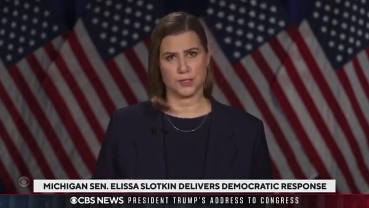 Elissa Slotkin's Full Response to Trump's Congressional Speech