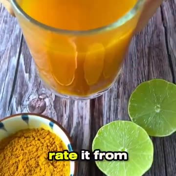Drink Warm Water with Tumeric Every Morning and...