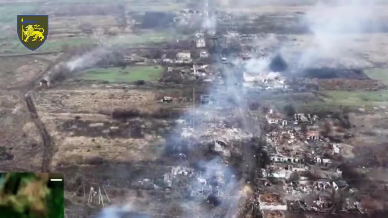 Ukrainian Village is Almost Completely Destroyed During Incredible Battle