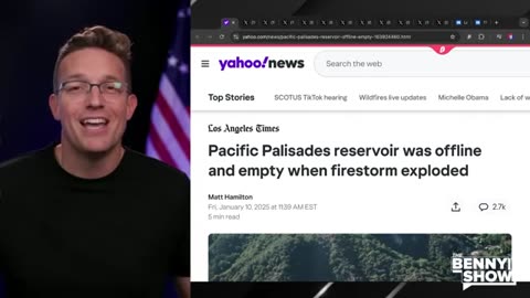 EXPOSED: Vital 117 Million Gallon LA Reservoir Was EMPTY for 'Repairs' When Wildfire Hit | CRIMINAL