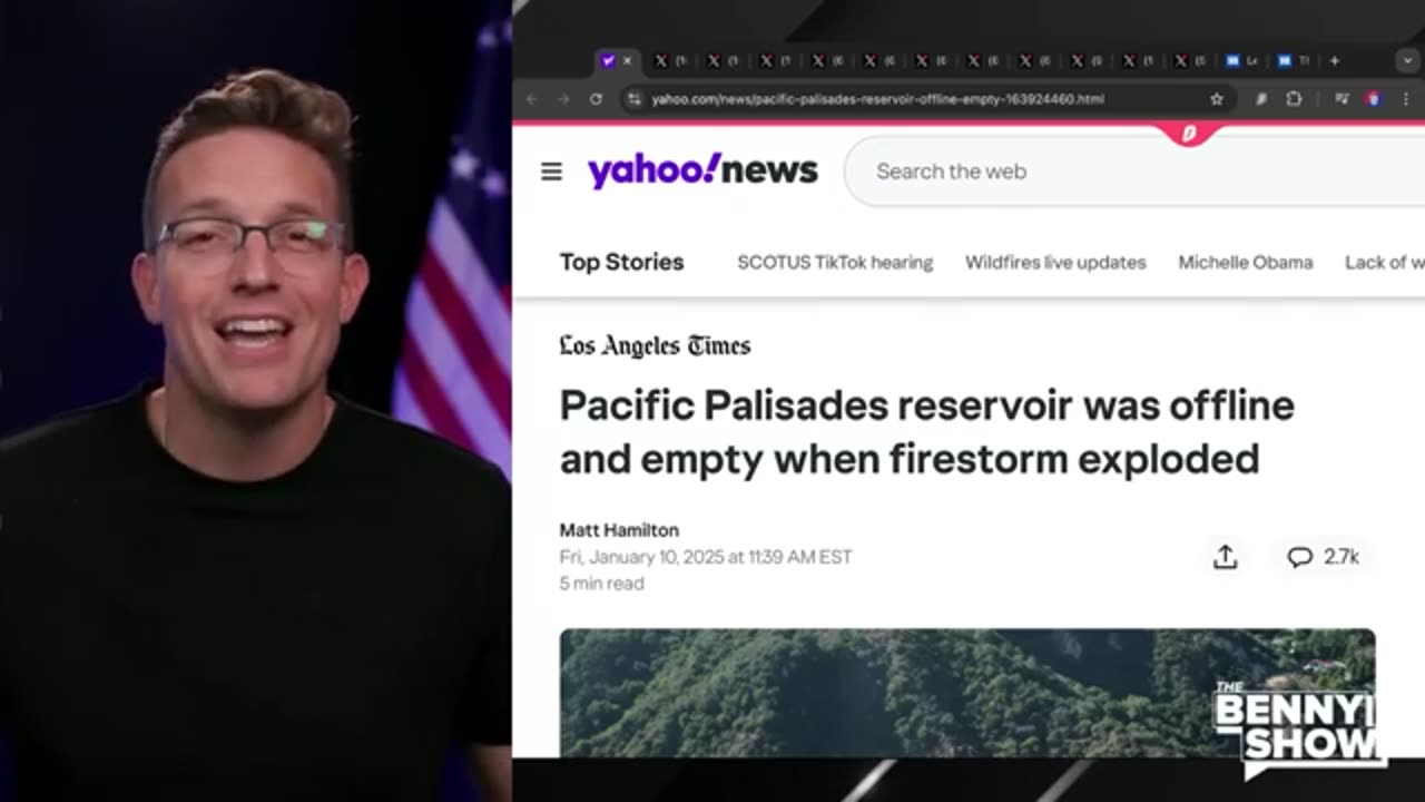 EXPOSED: Vital 117 Million Gallon LA Reservoir Was EMPTY for 'Repairs' When Wildfire Hit | CRIMINAL