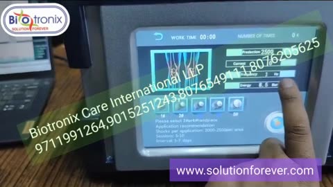 Pneumatic ESWT Radial Shockwave Therapy Touch Screen Clinical Type