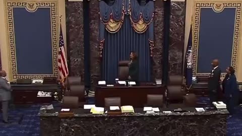 Kamala Butchers The Pledge Of Allegiance On Senate Floor