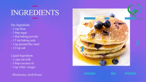 Fluffy Vegan Pancakes with Blueberries A Healthy Breakfast Delight! #VeganPancakes #HealthyBreakfast