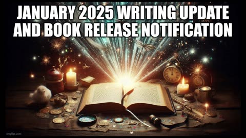 January 2025 Writing Update And Book Release Notification