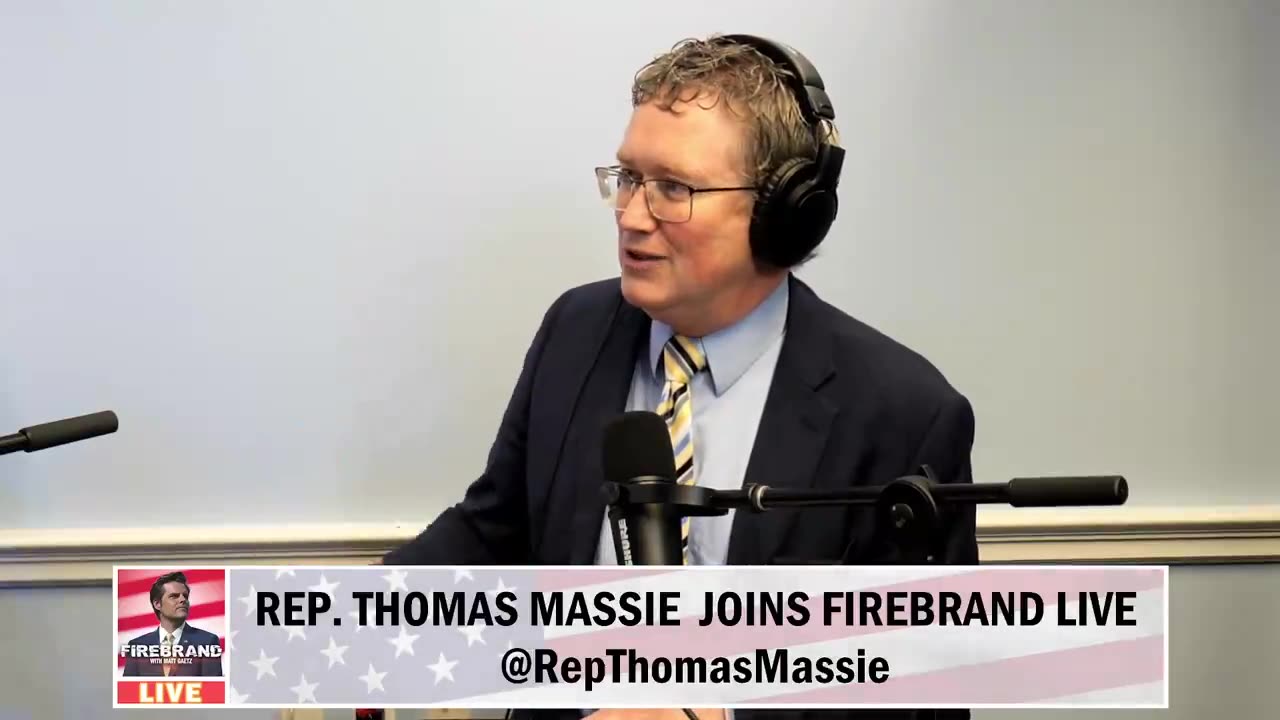 Massie on Matt Gaetz show- confirms Cop who found pipe bomb is still w/ Capitol Police