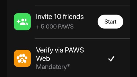 How to complete paws via verify