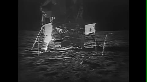 Restored Apollo 11 Moonwalk-Original NASA EVA Mission Video-Walking on the Moon