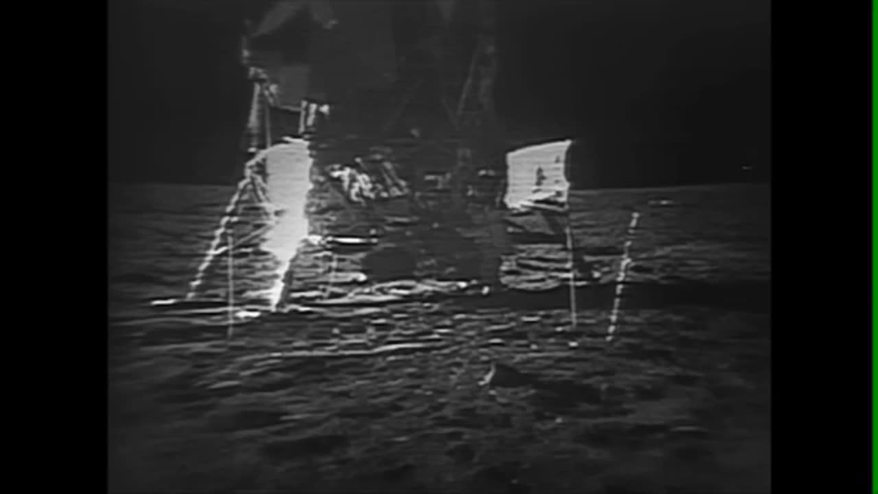 Restored Apollo 11 Moonwalk-Original NASA EVA Mission Video-Walking on the Moon