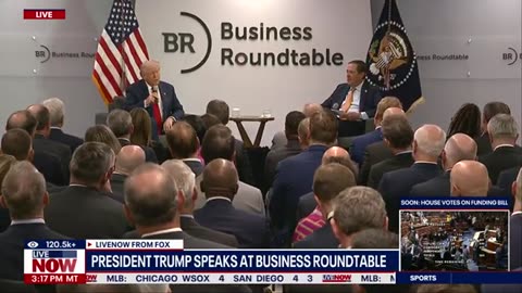 President Trump participates in a roundtable discussion about business. || Awaken With Trumpo Jr.