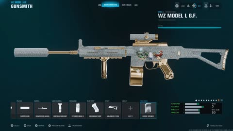 Call of Duty: Warzone Resurgence. (Model L Class Setup).