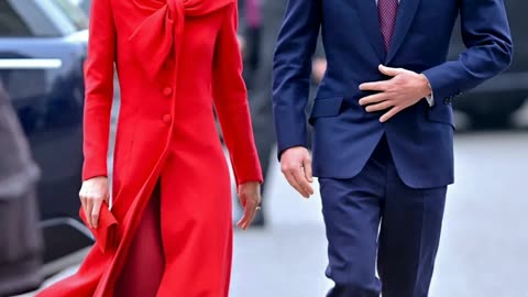 Catherine, Princess of Wales and Crown Prince Williams shoulder to shoulder on Commonwealth Day